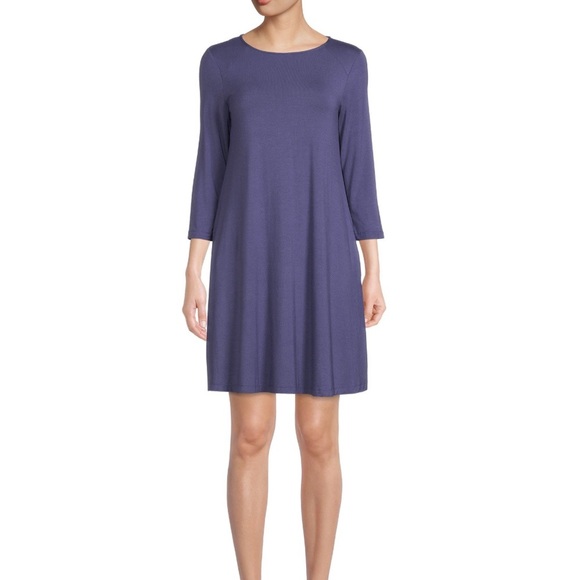 Ladies 3/4 Sleeve Dress - Picture 3 of 8